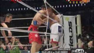 Hidehiko Yoshida vs Satoshi Ishii K1 Dynamite 2009 Round 2 [upl. by Aekahs]