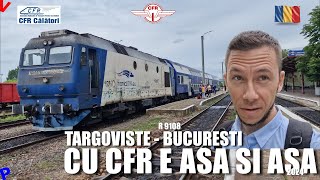 Calatorie de Primavara cu Trenul Targoviste  Bucuresti in Ploaie in 2024 [upl. by Torrell873]