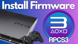 How to download and install PS3 Firmware for RPCS3 [upl. by Colligan378]