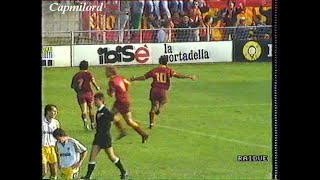 ParmaROMA 21 GIANNINI 7ª giornata Andata 28101990 [upl. by Antsirhc428]