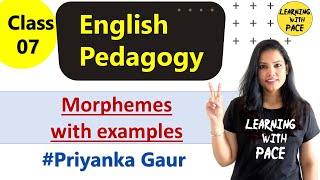 Morphemes Free Morpheme amp Bound Morpheme  CTETHTETREETOther TET’s  By Priyanka Gaur [upl. by Dahs]