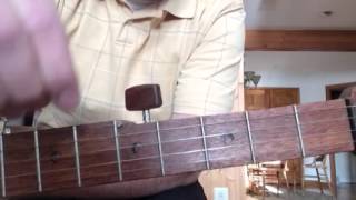 Homemade 5th string Banjo Tuning Peg [upl. by Hauhsoj]