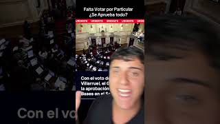 Ley Bases Aprobada en Senadores [upl. by Brear934]