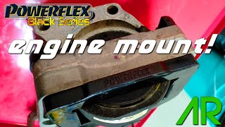 ENGINE MOUNT BUSHING UPGRADE INSTALL  FOCUS RS  POWERFLEX BLACK SERIES [upl. by Cristoforo]