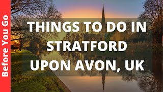 Stratford Upon Avon  Town Walk Guided Tour  Shakespeare amp River Avon [upl. by Colas827]