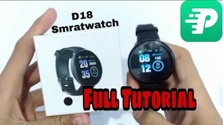 FitPro Tutorial  D18 FitPro Smart Watch Full Tutorial Video  How To SetUp FitPro Smart Watch [upl. by Battat]