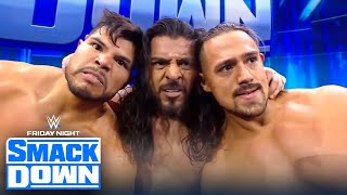 The LWO takes on Santos Escobar Angel Humberto in SixMan Tag Team Match on SmackDown  WWE ON FOX [upl. by Larrie]