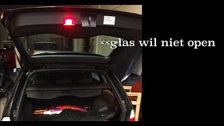 Achterklep BMW e46 touring wil niet open  How to open tailgate glass hatchtrunk BMW E46 Touring [upl. by Ettevets929]