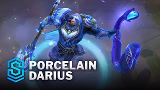 Porcelain Darius Skin Spotlight  PreRelease  PBE Preview  League of Legends [upl. by Ridgley]