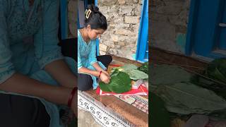 Cultural Nepali Tapari making shorts [upl. by Dagley]