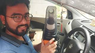 Bergmann CYCLONIC 2in1 Car Vacuum Cleaner  Inflator Unboxing Review In Hindi bergmanncyclonic [upl. by Rolanda]