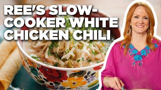 Ree Drummonds SlowCooker White Chicken Chili  The Pioneer Woman  Food Network [upl. by Oisorbma]