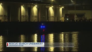 Crews searching for man who jumped off Talmadge Bridge [upl. by Aima9]