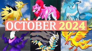 Pokémon GO October 2024 Events Guide Raids Community Day Halloween amp Giovanni [upl. by Ahsemed]