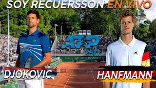 Novak Djokovic vs Yannick Hanfmann Reaccionando en vivo ATP 250 de Ginebra [upl. by Butterfield]