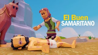 El Buen Samaritano 🤝 Bibtoons  Historias Biblicas Animadas [upl. by Wilfred]