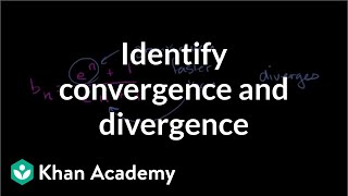 Worked example sequence convergencedivergence  Series  AP Calculus BC  Khan Academy [upl. by Airrat]