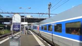 SNCF TGV arrivée a Gare de Biarritz [upl. by Resa693]