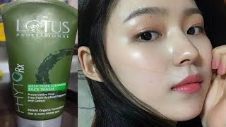 Lotus professional phyto RX Deep pore cleansing face wash आपकी फेस को क्लीन करें बिना नुकसान पहुंचाए [upl. by Burnley]