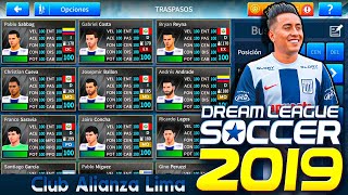 Plantilla del Alianza Lima para el dls 20232024 Dream league soccer 19 [upl. by Dominic]