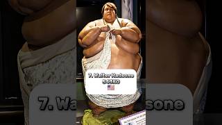 Top 10 Fattest Person In The World  viral shorts [upl. by Auqenehs]