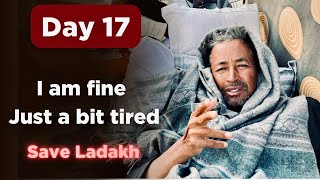 End of Day 17 of climatefast  Sonam Wangchuk [upl. by Varin]