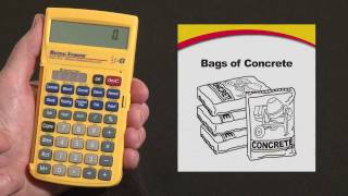 How to Estimate Volume and Bags of Concrete Needed  Material Estimator [upl. by Barrington]