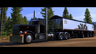 American Truck Simulator Doms 379 Peterbilt with Temisko End Dump from Pizzster [upl. by Harim]