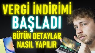 Öğrenci Vergi İndirimi BAŞLADI  TÜM AYRINTILAR Telefon  Laptop  Tablet [upl. by Hgieleak]