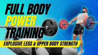 Explosive Legs amp Upper Strength Full Body Workout [upl. by Oneal]