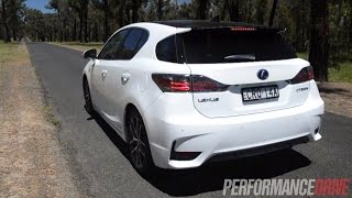 Lexus CT 200h F Sport 0100kmh amp engine sound [upl. by Lavinie322]