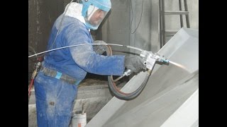 Metallisation  Thermal Spray Aluminium TSA of footbridge with flamespray MK73 [upl. by Dnumde986]