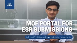 Update on MOF Portal for ESR  Report amp Notification Submission  Ministry Of Finance  UAE Online [upl. by Aleacim]