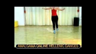 ZORBA THE GREEK SYRTAKI DANCE LESSON Part 1teacher Maria Athanassiadou Greece [upl. by Inalaeham240]