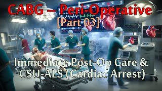 Perioperative CABG 03 of 04  Immediate PostOp Care amp CSUALS Recorded LIVE [upl. by Nero]