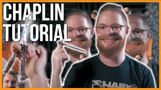 Spin a Balisong On Your FINGER  The Chaplin Beginner Tricks [upl. by Seavey]