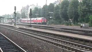 218 203 mit RB von Fürth Hbf nach Cadolzburg [upl. by Ellehcer]