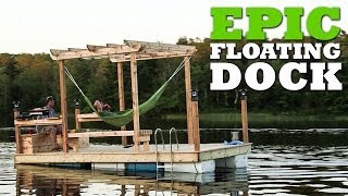 How to build an EPIC Floating Dock  The Brojects [upl. by Tnarb763]