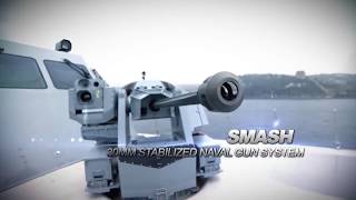 Aselsan SMASH 30mm Remote Controlled Stabilized Naval Gun System [upl. by Novanod]