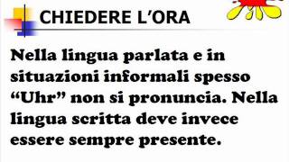 Lezioni di tedesco 33 le ore [upl. by Goodyear]