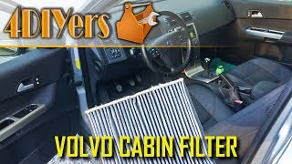 Cabin Air Filter Replacement Instructions  20082016 Volvo V70 and Other Volvo P3 Models [upl. by Anegroeg]