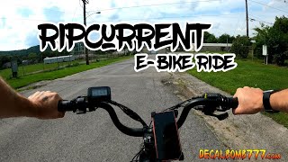 Juiced Ripcurrent E bike Ride Through Clearfiled Pa 2023 [upl. by Novyat]