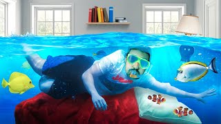 We Turned Our Swimming Pool Into A Big FISH TANK [upl. by Amorita]