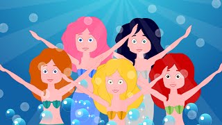 Five Little Mermaids  Original Rhymes  Nursery Rhymes [upl. by Margo160]