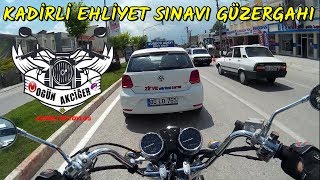 KADİRLİ EHLİYET SINAVI GÜZERGAHI A1A2B [upl. by Burr]