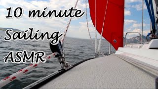 Sailing ASMR on a Precision 18 sailboat 10 minutes [upl. by Leahcin]