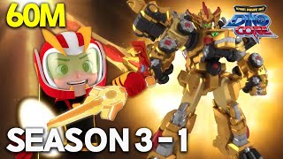 S03 Dinocore season3 special I 1 Hour compilation I Episodes 1  6 [upl. by Amelus913]