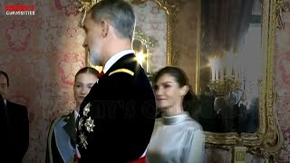 King Felipe ignores Queen Letizia after learning of her infidelity [upl. by Ecnadnac]