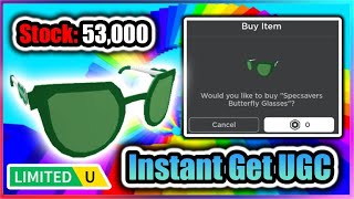 UGC LIMITED Ultimate Easy Obby Script  Instant Get Butterfly Glasses [upl. by Kordula]