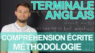 Méthodologie de la compréhension écrite  Anglais  Terminale  Les Bons Profs [upl. by Adnamra704]